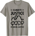 Handcrafted Climate Justice Is Hoodie - Aesthetic Graphic for Adults - T-Shirt, Sweatshirt, Hoodie