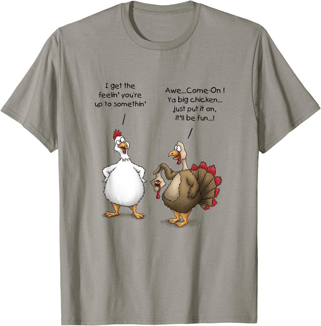 Thanksgiving Big Chicken It Ll Be T-Shirt - Custom Art Print for Adults - T-Shirt, Sweatshirt, Hoodie