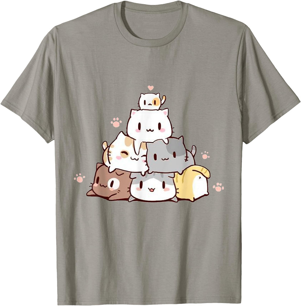 Cat Neko Chibi T Rare Sweatshirt - Unique Graphic for Adults - T-Shirt, Sweatshirt, Hoodie