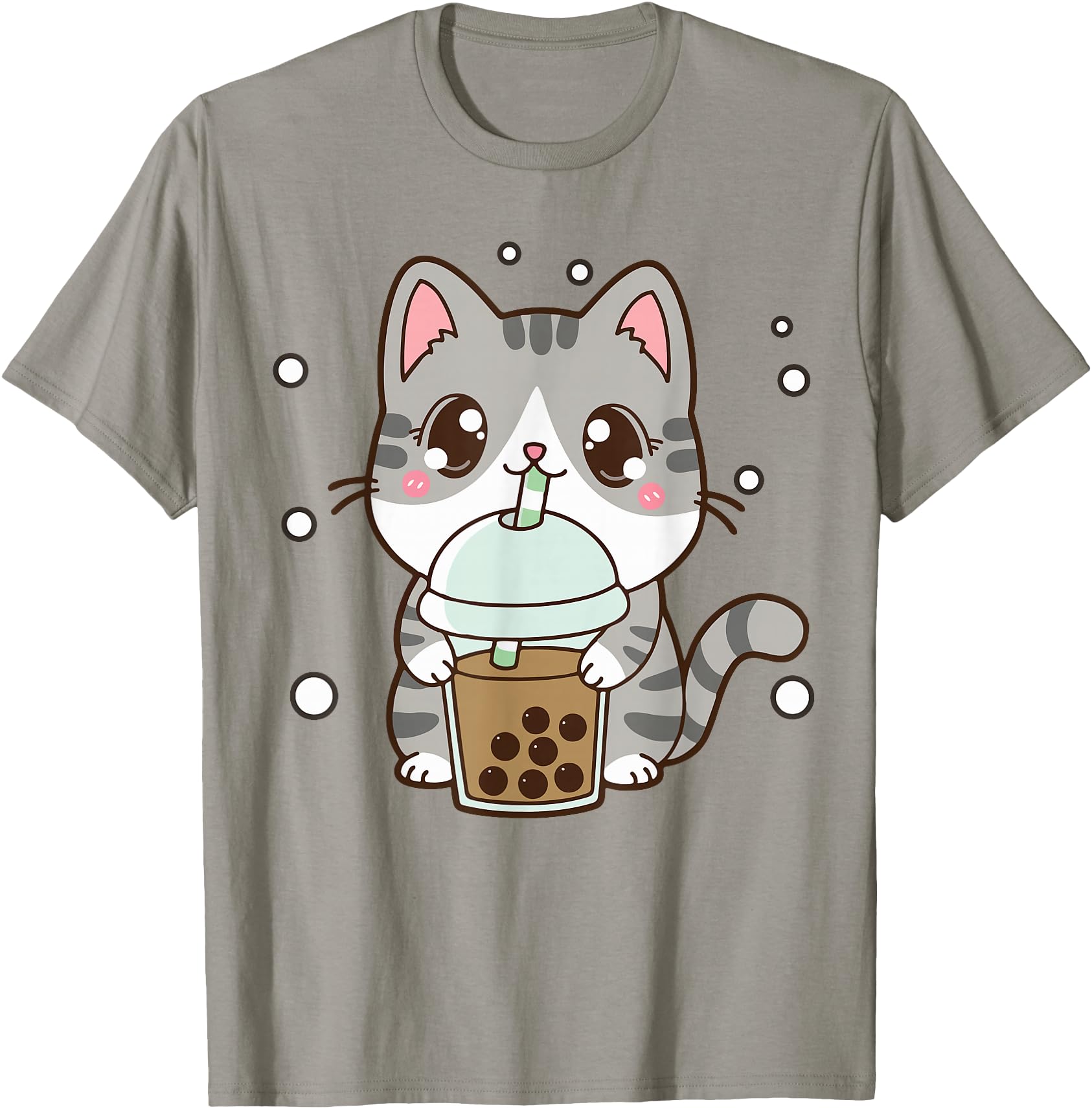 Exclusive Cat Boba Tea Teen Japanese T-Shirt - Trendy Graphic Men Women - T-Shirt, Sweatshirt, Hoodie