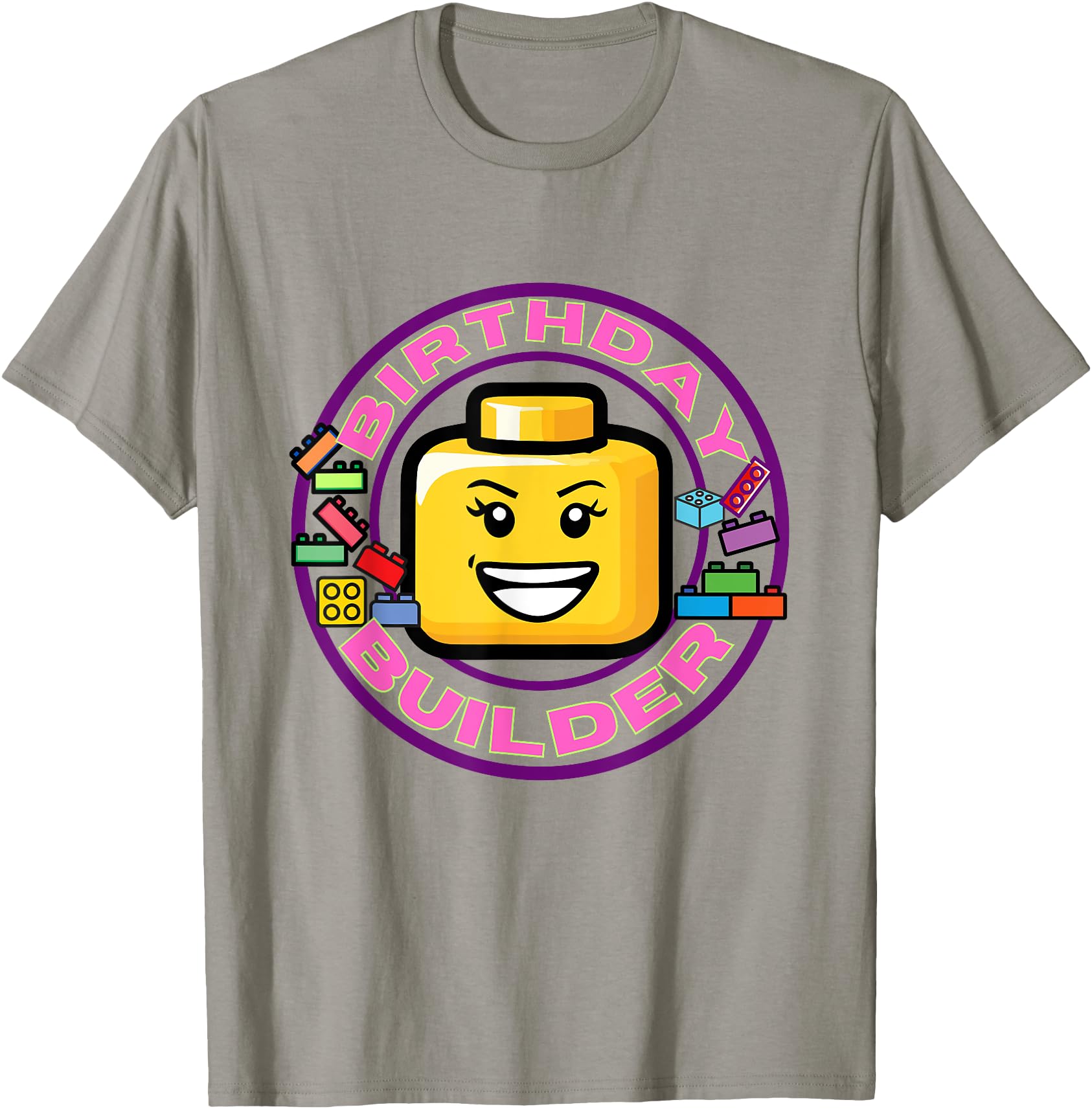 Authentic Building Brick Builder Blocks Hoodie - Graphic Print for Adults - T-Shirt, Sweatshirt, Hoodie
