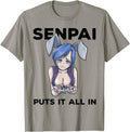 Handcrafted Mens Otaku Ahegao Poker T-Shirt - Custom Art Print Men Women - T-Shirt, Sweatshirt, Hoodie