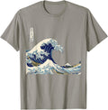Exclusive Kanagawa Great Wave T Sweatshirt - Minimalist Print Unisex - T-Shirt, Sweatshirt, Hoodie