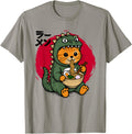 Exclusive Kaiju Cat Ramen Noodles T-Shirt - Minimalist Print Men Women - T-Shirt, Sweatshirt, Hoodie