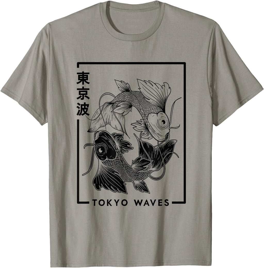 Exclusive Japanese Koi Fish White Hoodie - Custom Art Print Men Women - T-Shirt, Sweatshirt, Hoodie