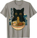 Original Anime Cat Eating Ramen Sweatshirt - Trendy Graphic Men Women - T-Shirt, Sweatshirt, Hoodie