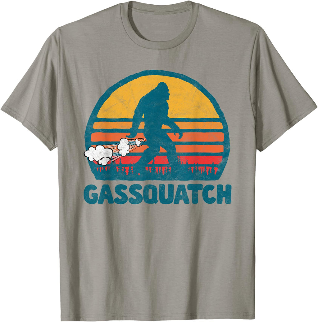 Authentic Gas Squatch Farting Bigfoot T-Shirt - Trendy Graphic for Adults - T-Shirt, Sweatshirt, Hoodie