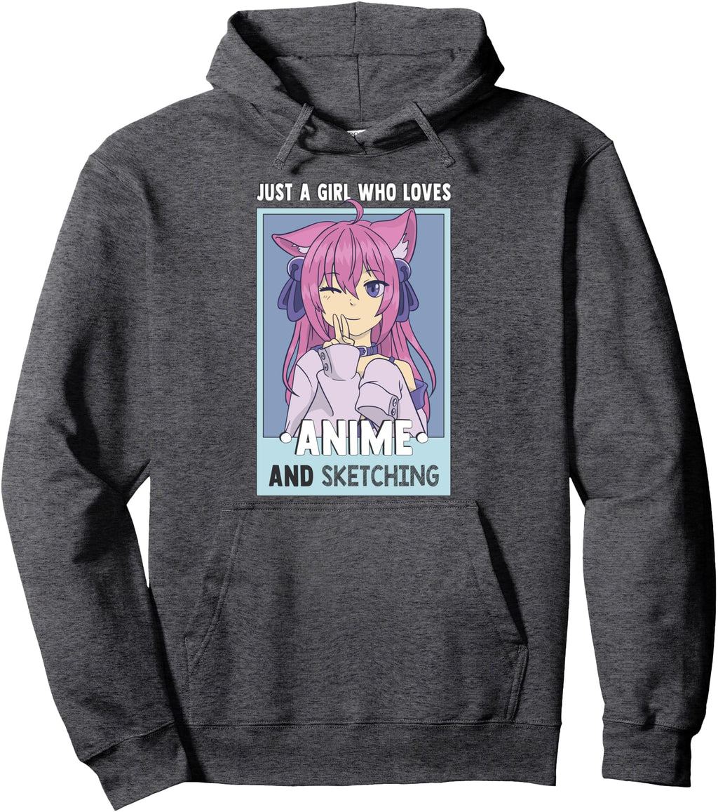Handcrafted Otaku Anime Just Who Loves Hoodie - Unique Graphic Unisex - T-Shirt, Sweatshirt, Hoodie