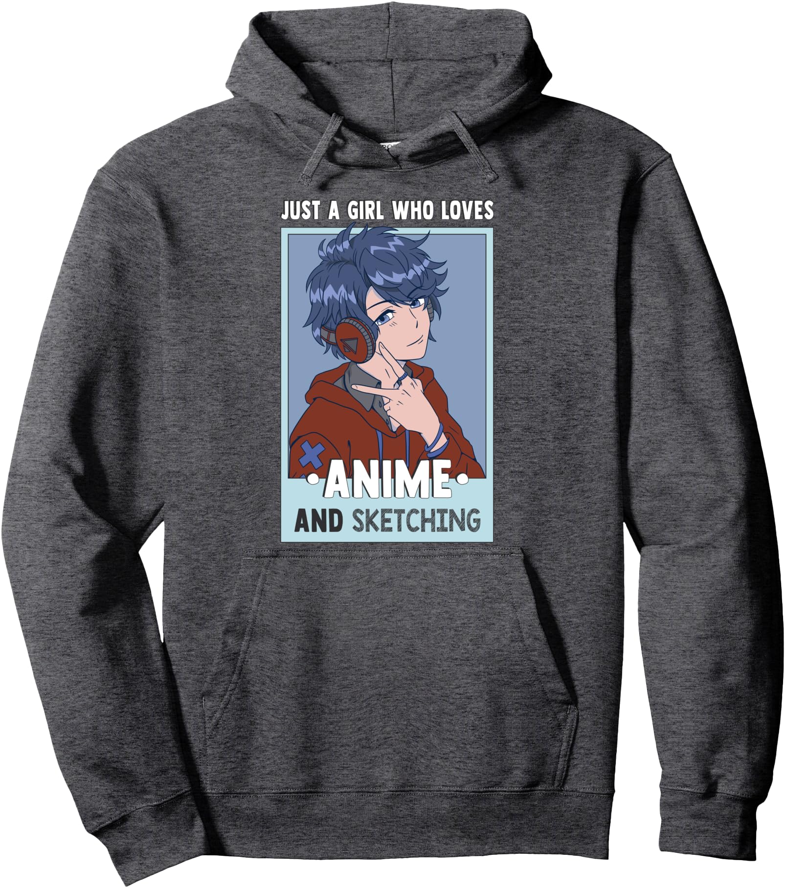 Handcrafted Otaku Anime Just Who Sweatshirt - Fun Novelty Design Men Women - T-Shirt, Sweatshirt, Hoodie