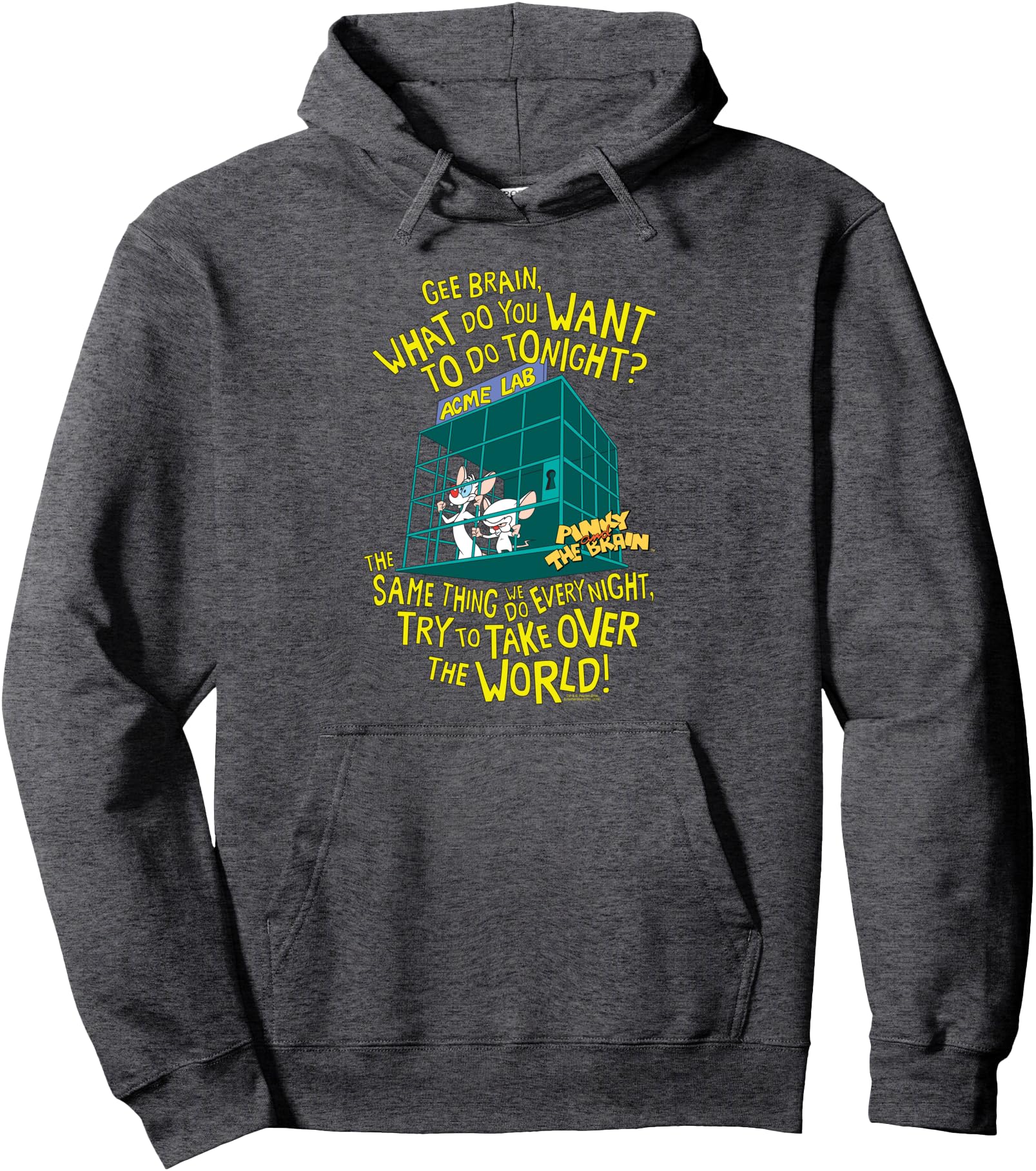 Pinky And Brain What To Do Tonight Sweatshirt - Trendy Graphic Men Women - T-Shirt, Sweatshirt, Hoodie