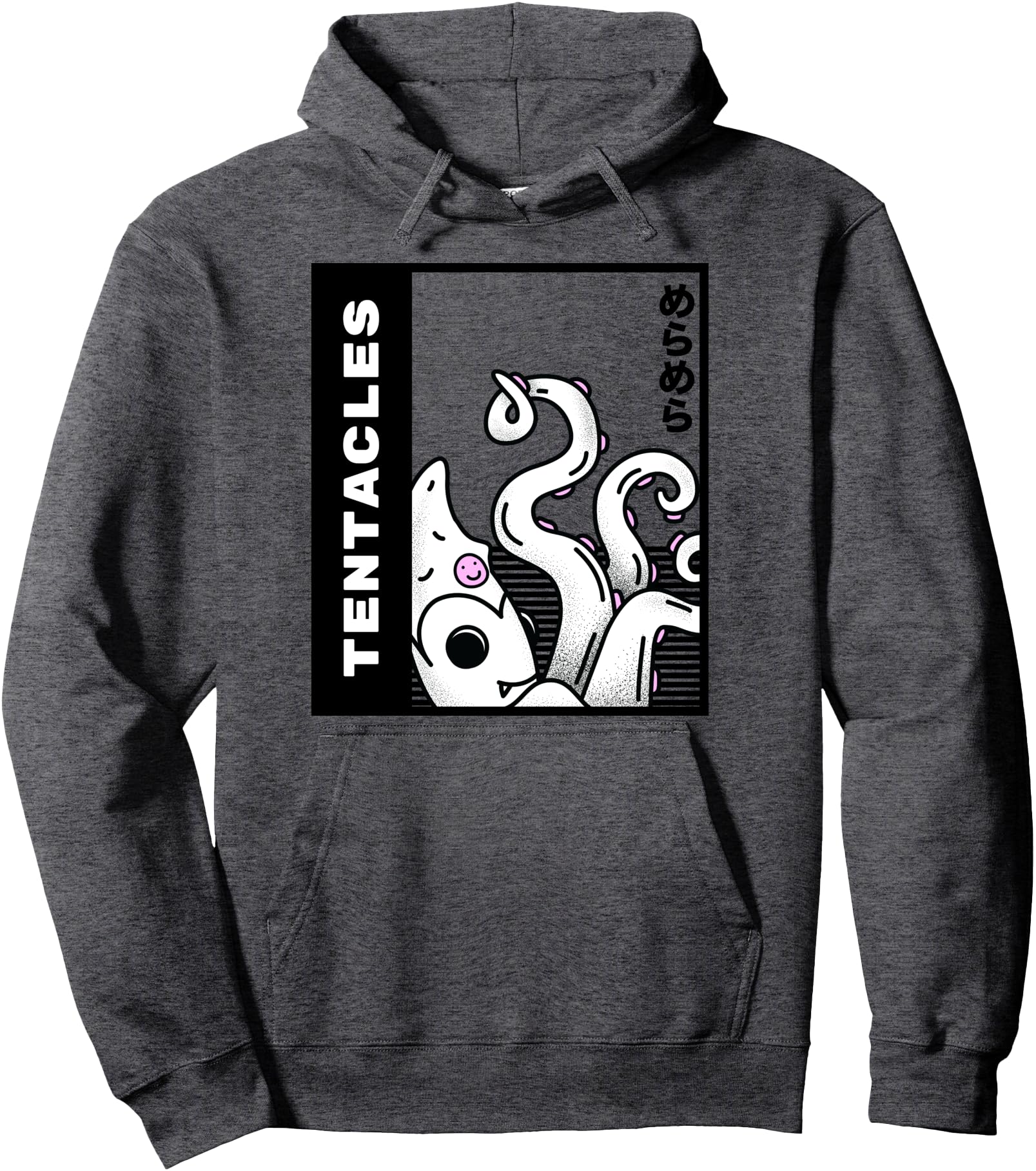 Original Tentacles Anime Comic Kawaii Hoodie - Custom Art Print for Adults - T-Shirt, Sweatshirt, Hoodie