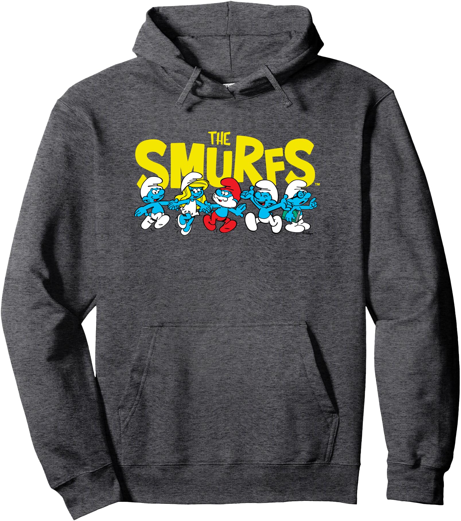 Authentic Smurfs Logo Smurfs Sweatshirt - Fun Novelty Design for Adults - T-Shirt, Sweatshirt, Hoodie