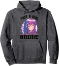 Handcrafted Anime Gifts Teen Just Who Hoodie - Minimalist Print for Adults - T-Shirt, Sweatshirt, Hoodie