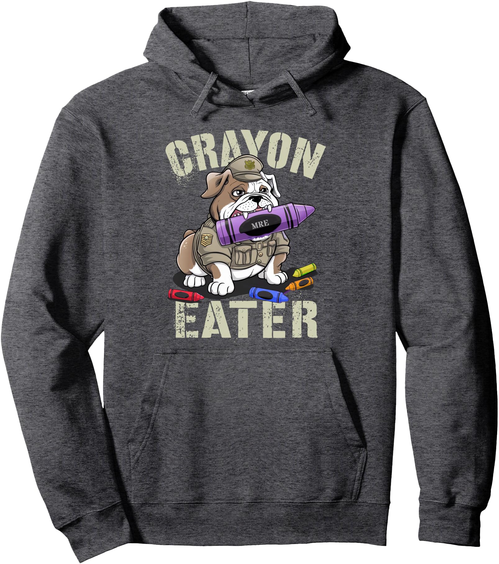 Exclusive Sarcastic Crayon Eater Grunt Hoodie - Graphic Print for Adults - T-Shirt, Sweatshirt, Hoodie