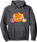 Handcrafted Pancake Cat Almond Flour Hoodie - Aesthetic Graphic Unisex - T-Shirt, Sweatshirt, Hoodie