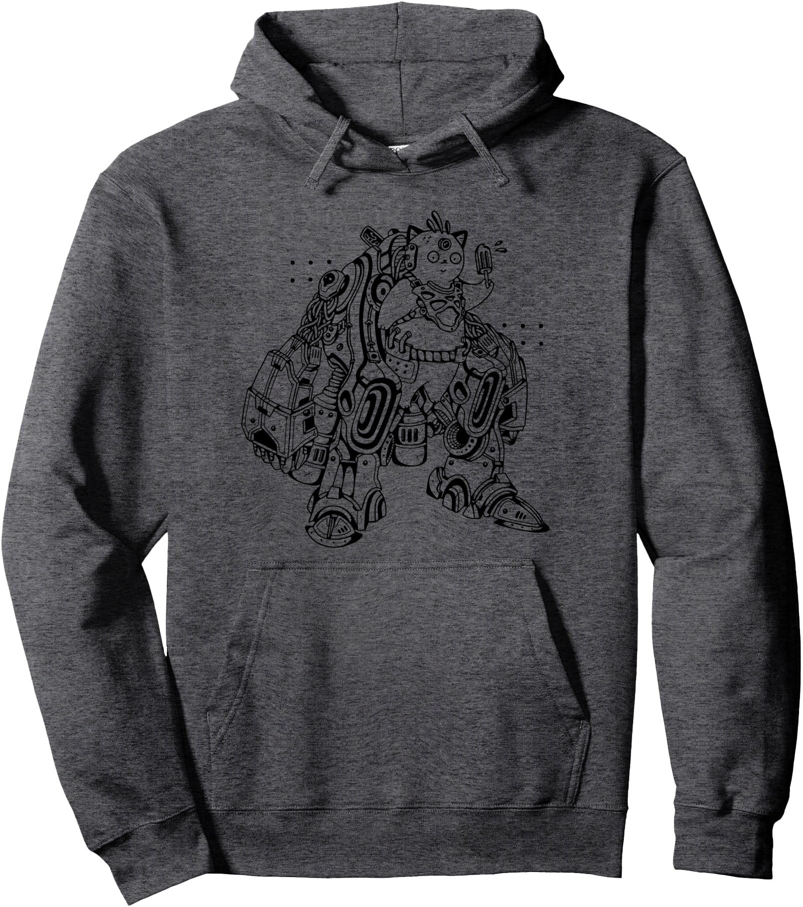 Exclusive Mech Robot Cat From T-Shirt - Fun Novelty Design for Adults - T-Shirt, Sweatshirt, Hoodie