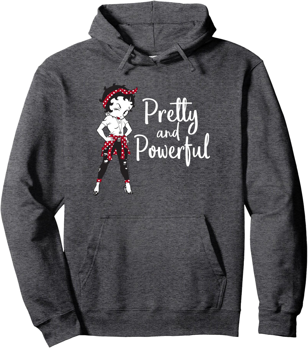 Authentic Betty Boop Pretty And Hoodie - Streetwear Style for Adults - T-Shirt, Sweatshirt, Hoodie