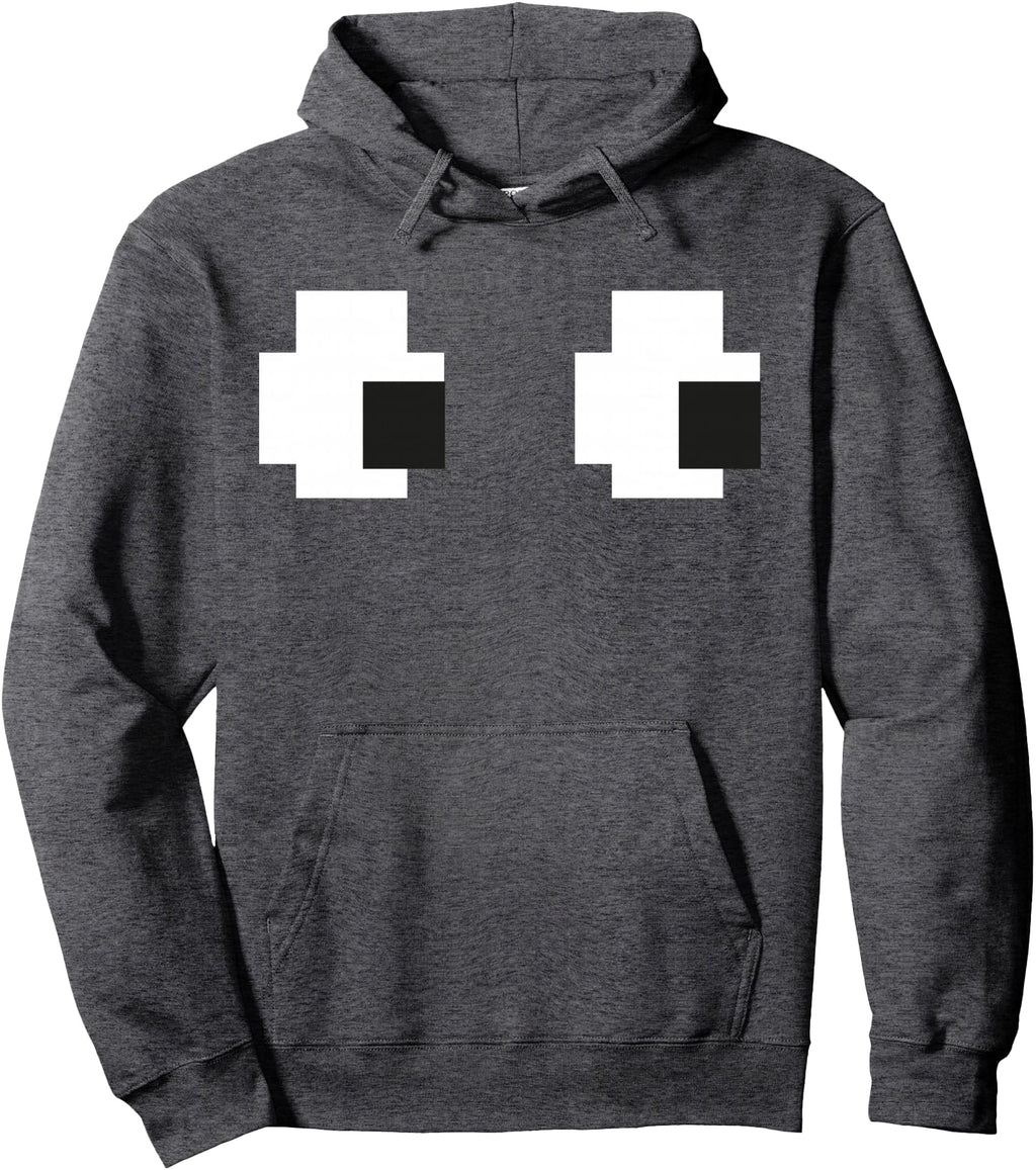 Handcrafted Arcade Game Ghost Eyes Hoodie - Novelty Apparel Unisex - T-Shirt, Sweatshirt, Hoodie