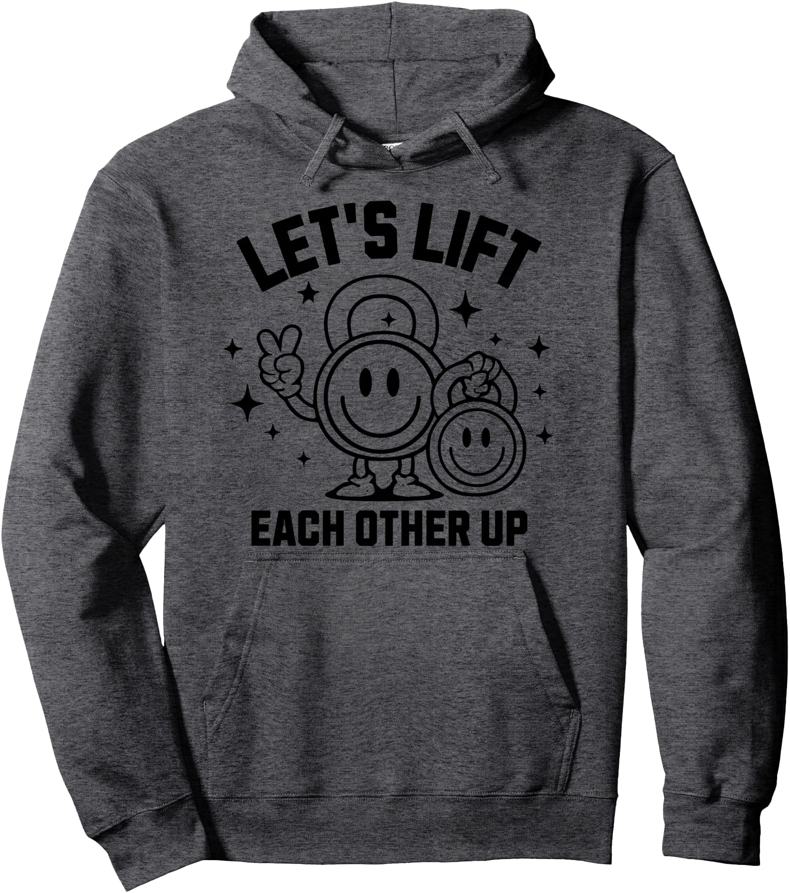 Handcrafted Let S Lift Each Other Up Hoodie - Custom Art Print for Adults - T-Shirt, Sweatshirt, Hoodie