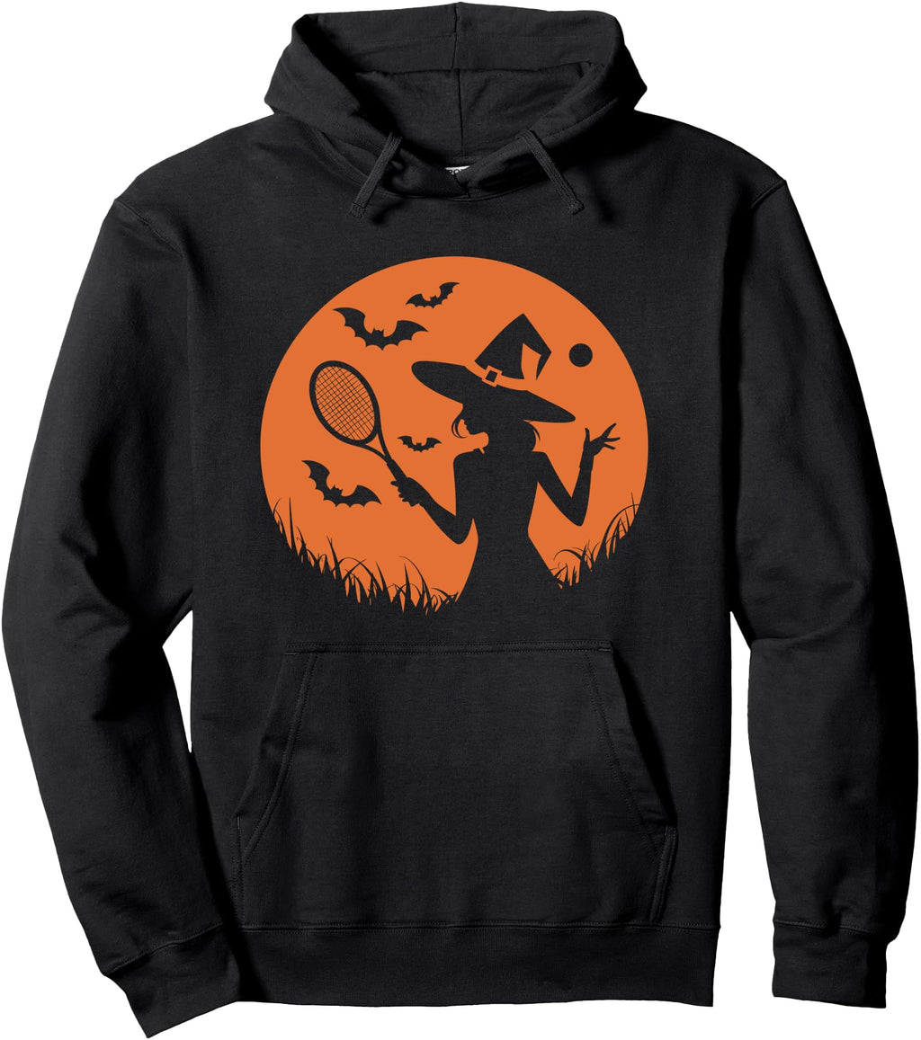 Tennis Halloween Witch Costume Tennis Hoodie - Novelty Apparel Unisex - T-Shirt, Sweatshirt, Hoodie