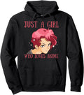Original Anime Weeb Teen Just Who Loves Hoodie - Trendy Graphic Men Women - T-Shirt, Sweatshirt, Hoodie