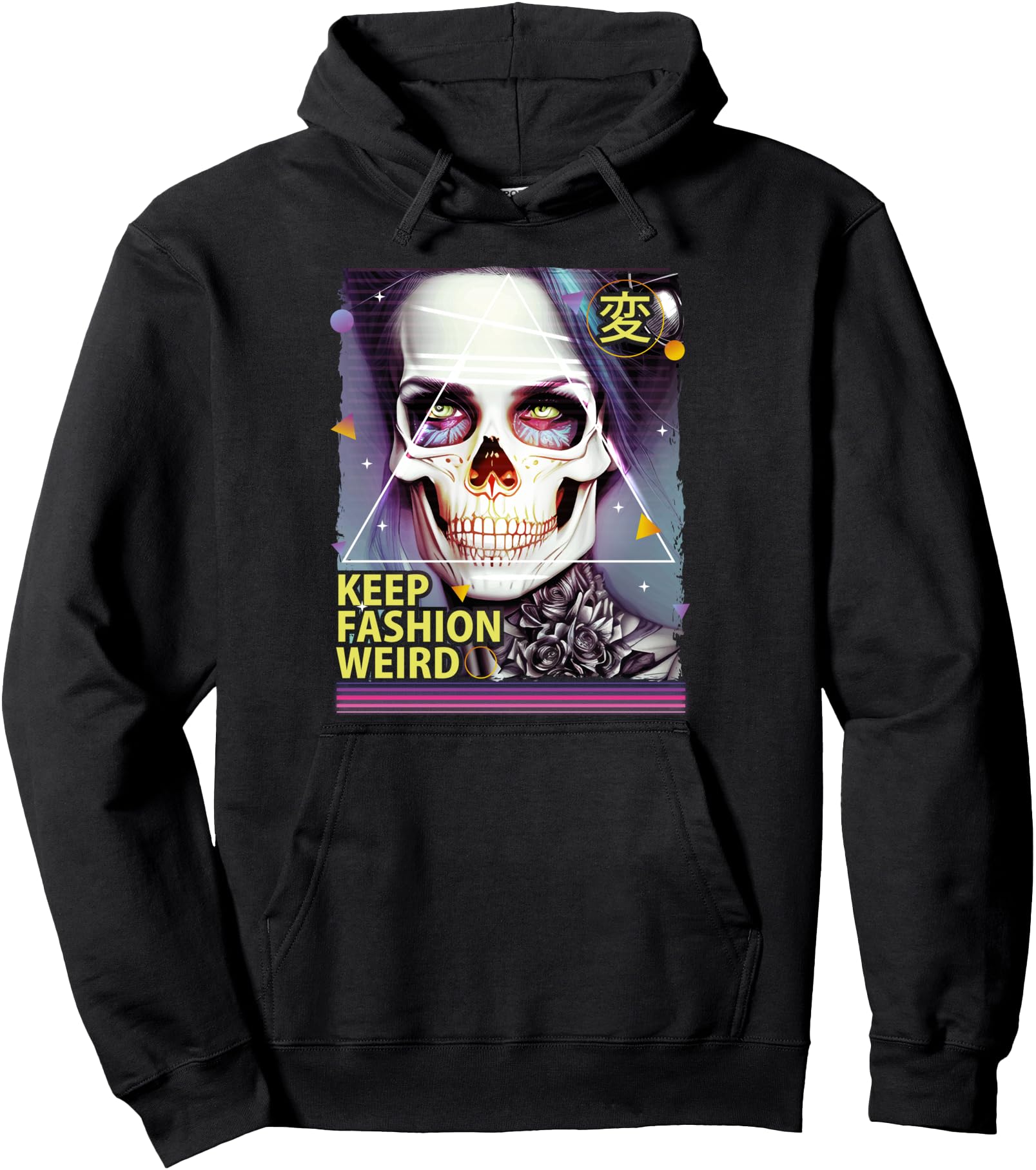 Cyberpunks Skull Japanese Sweatshirt - Minimalist Print Men Women - T-Shirt, Sweatshirt, Hoodie