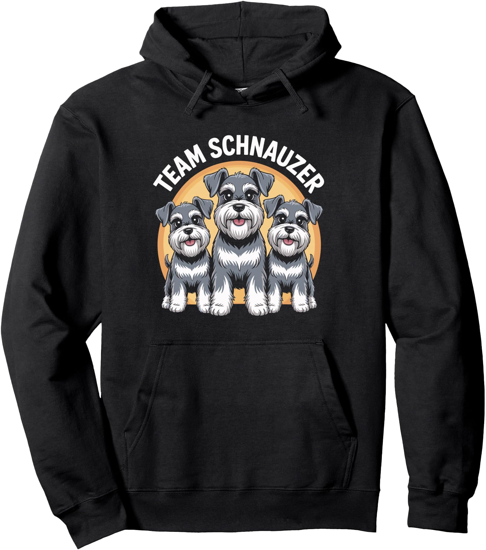 Exclusive Team Schnauzer Cartoon Dog Hoodie - Novelty Apparel Men Women - T-Shirt, Sweatshirt, Hoodie