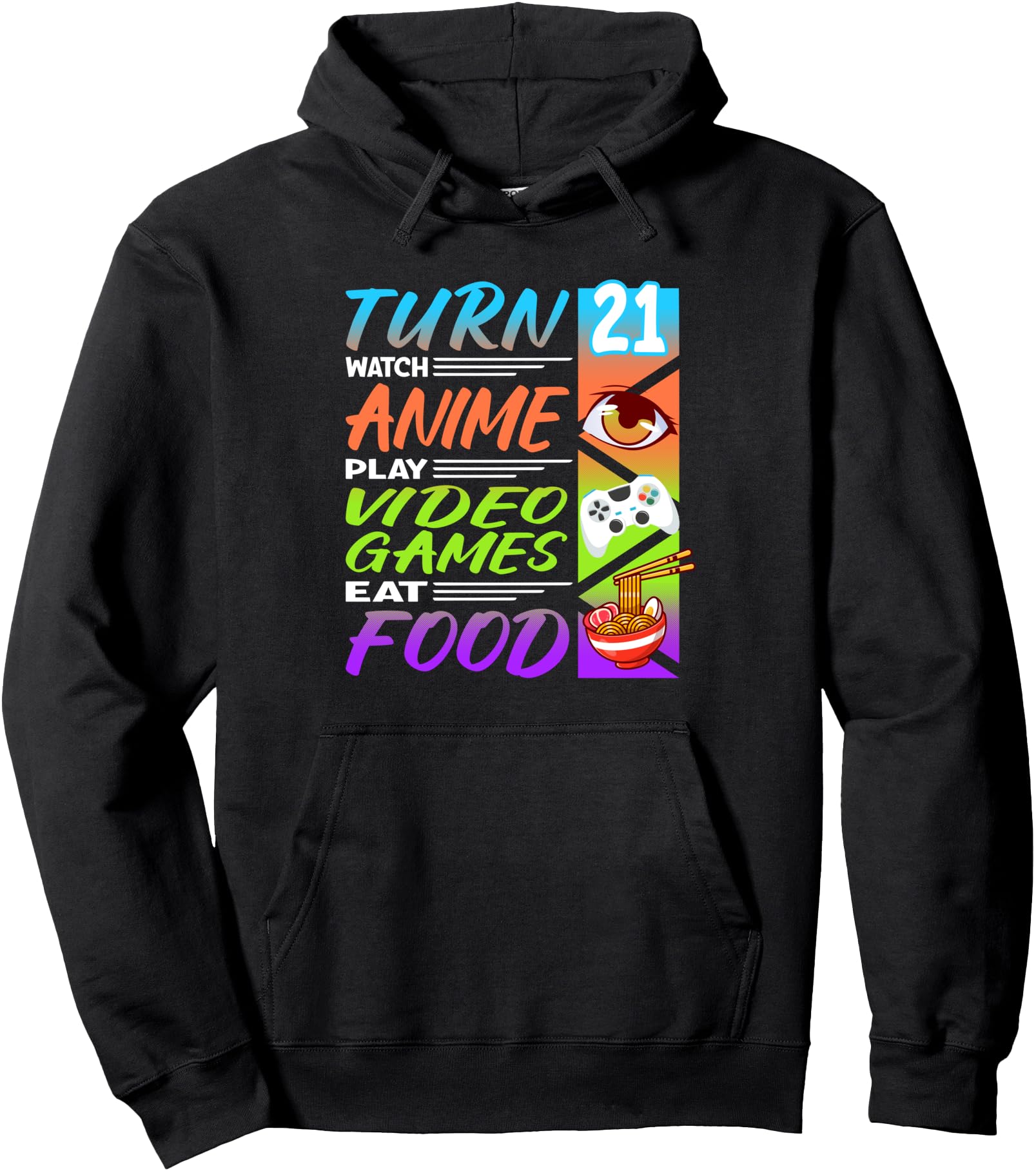 21St I Gamer I 90S Kawaii Ramen Hoodie - Casual Everyday Wear for Adults - T-Shirt, Sweatshirt, Hoodie