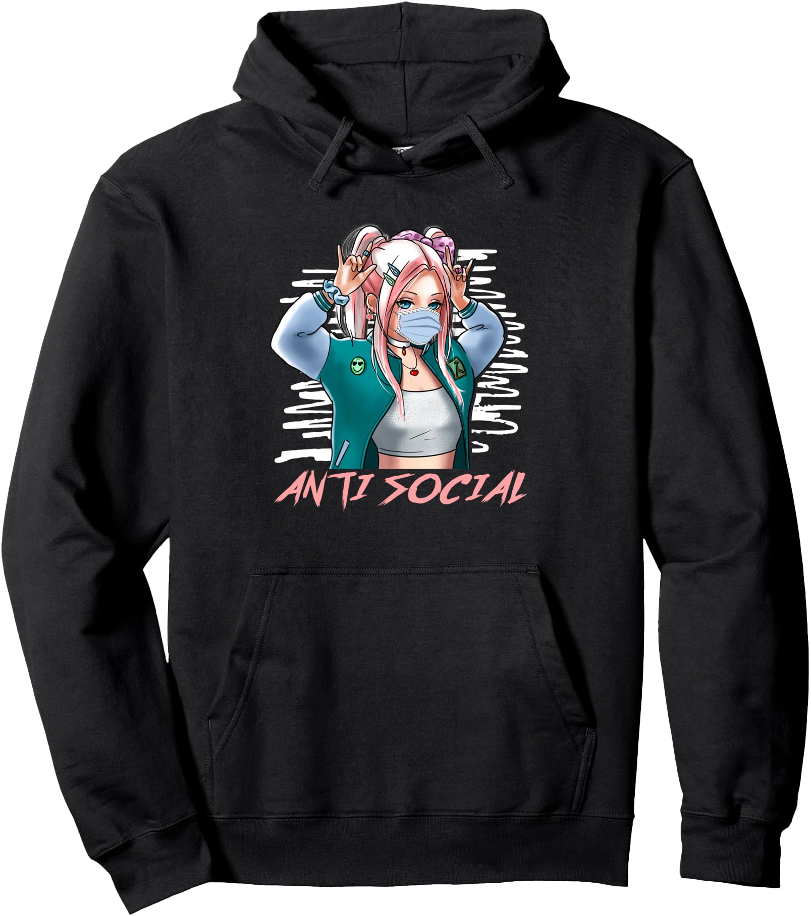 Antisocial Anime Introverted Manga Anime T-Shirt - Trendy Graphic Men Women - T-Shirt, Sweatshirt, Hoodie