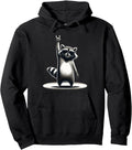 Raccoon Rock Music Raccoon Exclusive Hoodie - Minimalist Print for Adults - T-Shirt, Sweatshirt, Hoodie