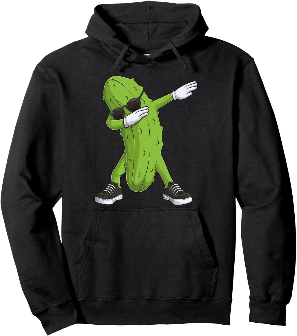 Exclusive Dabbing Pickle Dancing Cucumber T-Shirt - Graphic Print Unisex - T-Shirt, Sweatshirt, Hoodie
