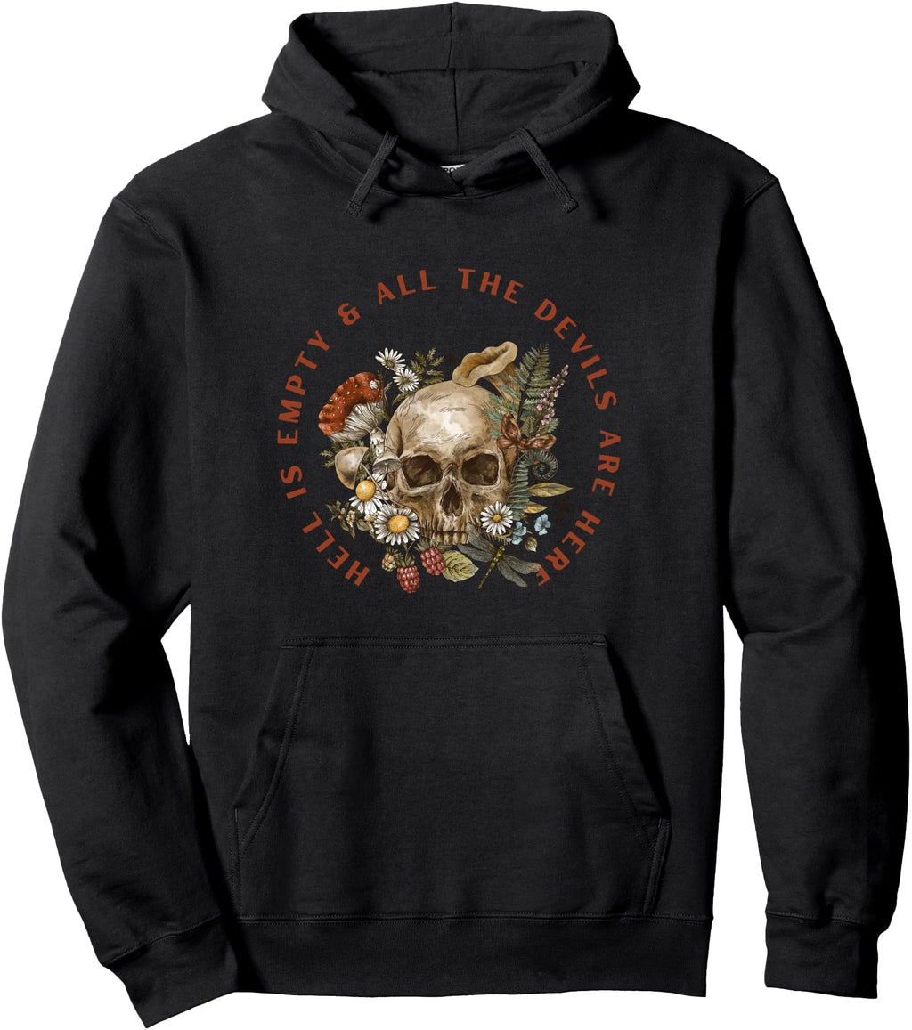 Original Hell Is Empty All Devils Sweatshirt - Trendy Graphic for Adults - T-Shirt, Sweatshirt, Hoodie