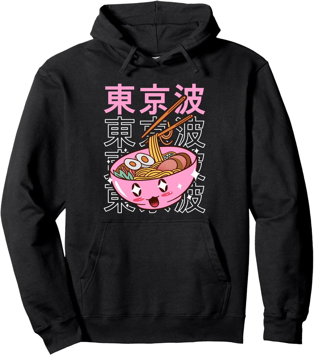 Handcrafted Kawaii Ramen Noodles T-Shirt - Fun Novelty Design Men Women - T-Shirt, Sweatshirt, Hoodie