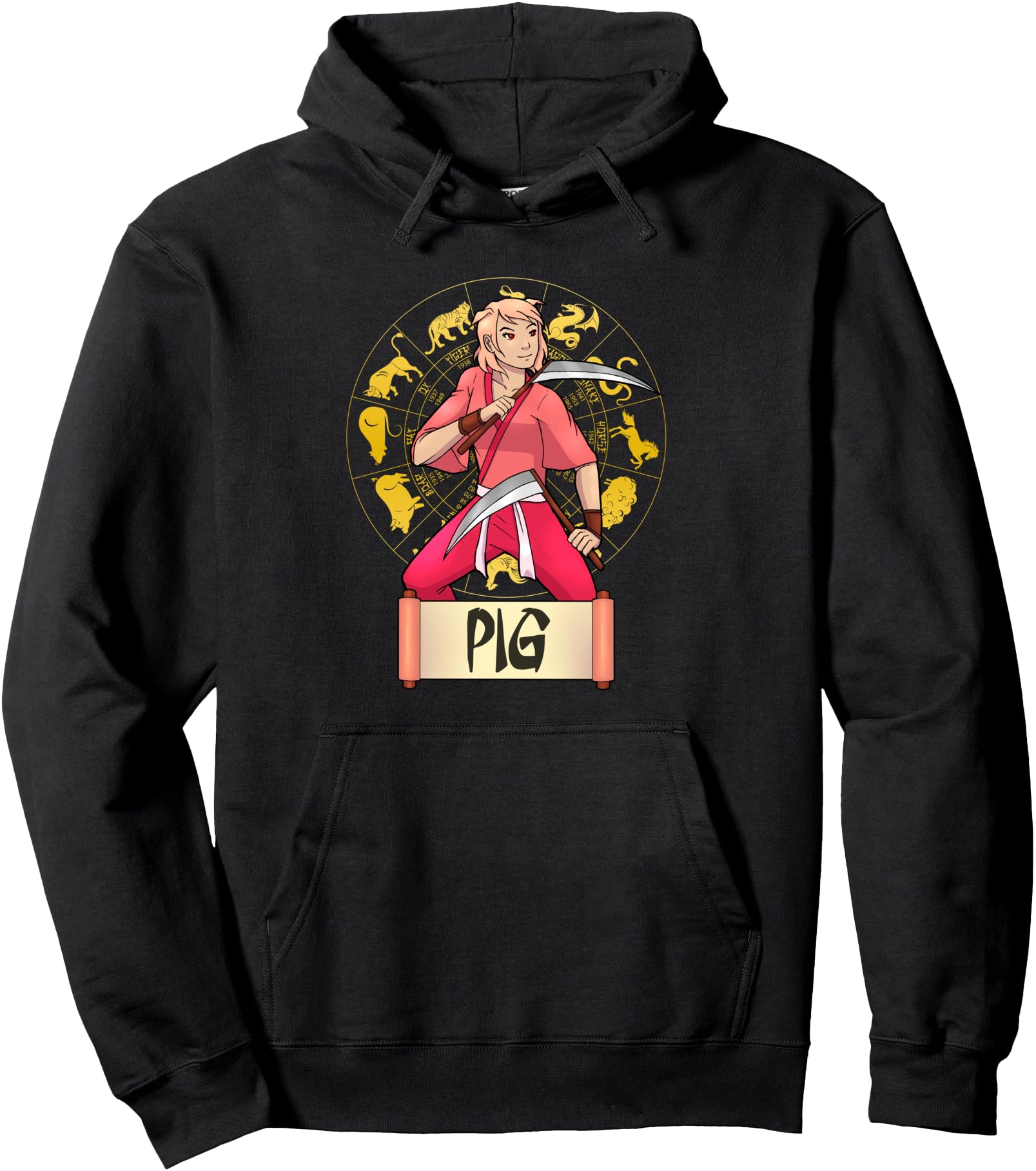 Authentic Chinese Zodiac Sign T-Shirt - Casual Everyday Wear for Adults - T-Shirt, Sweatshirt, Hoodie