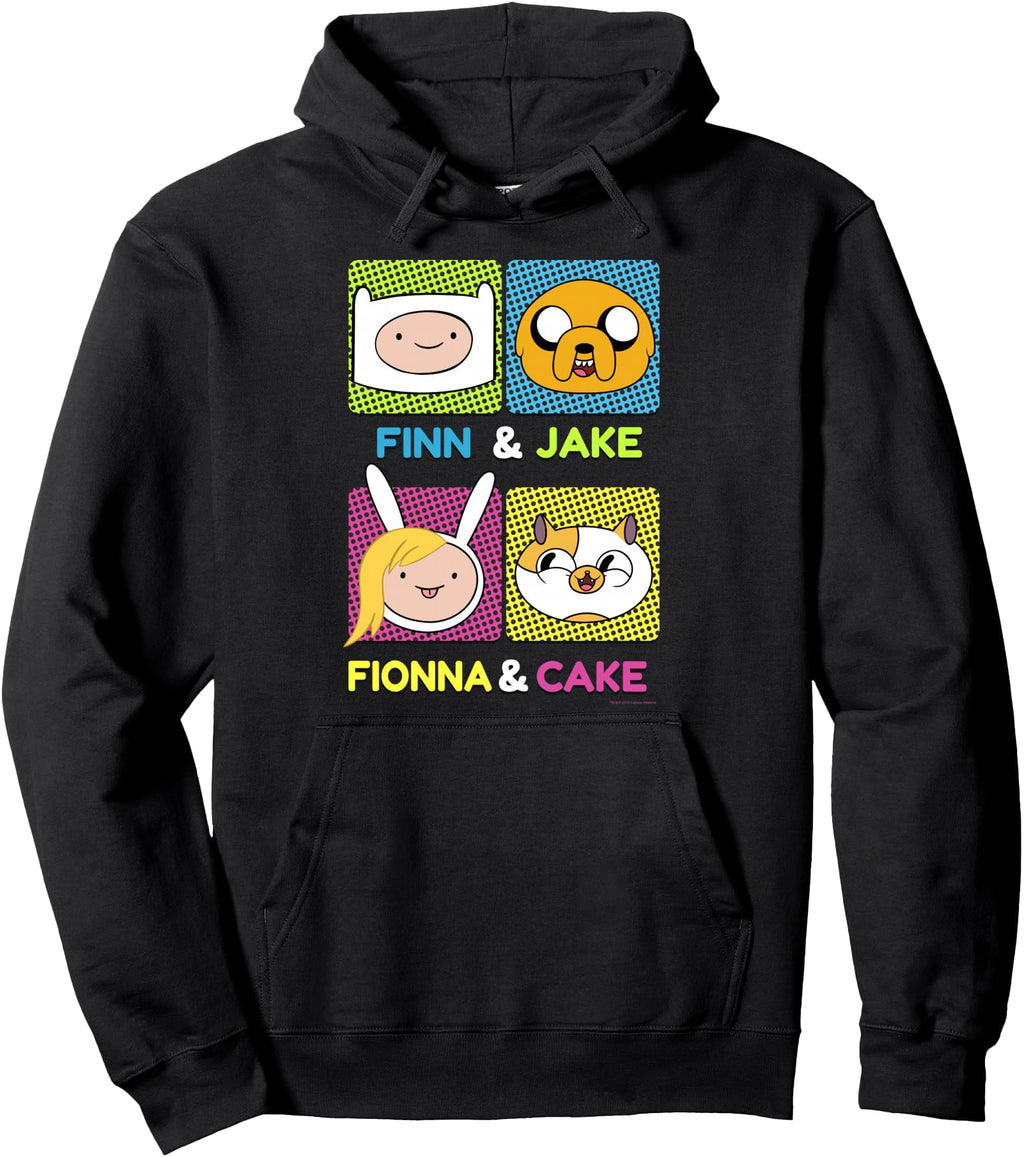 Cn Adventure Time Finn Jake Fionna Cake Sweatshirt - Trendy Graphic Unisex - T-Shirt, Sweatshirt, Hoodie