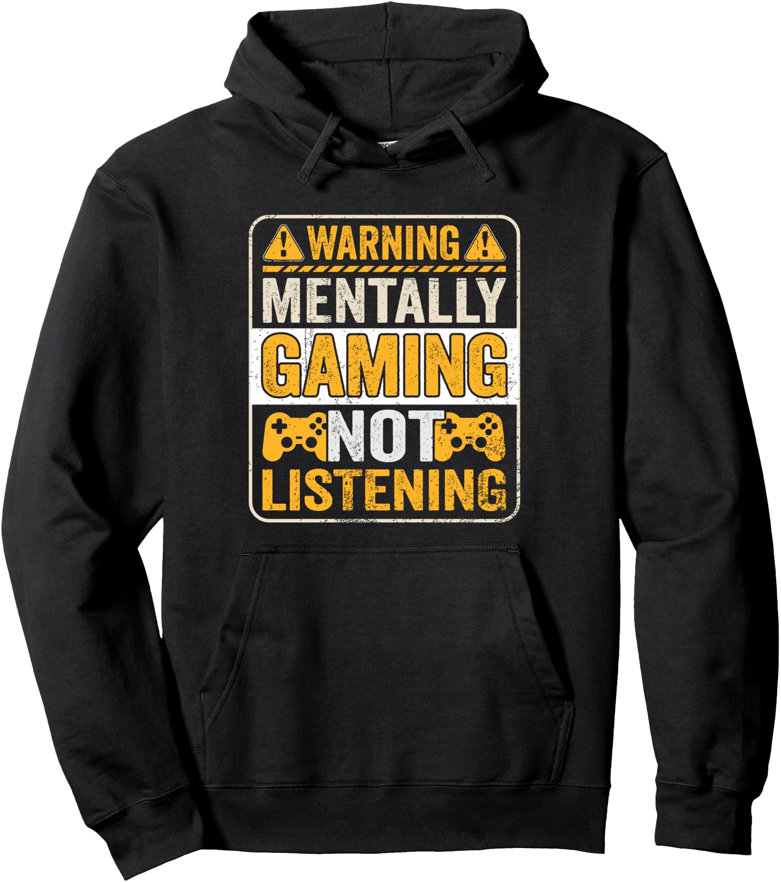 Exclusive Warning Mentally Gaming Not T-Shirt - Unique Graphic for Adults - T-Shirt, Sweatshirt, Hoodie