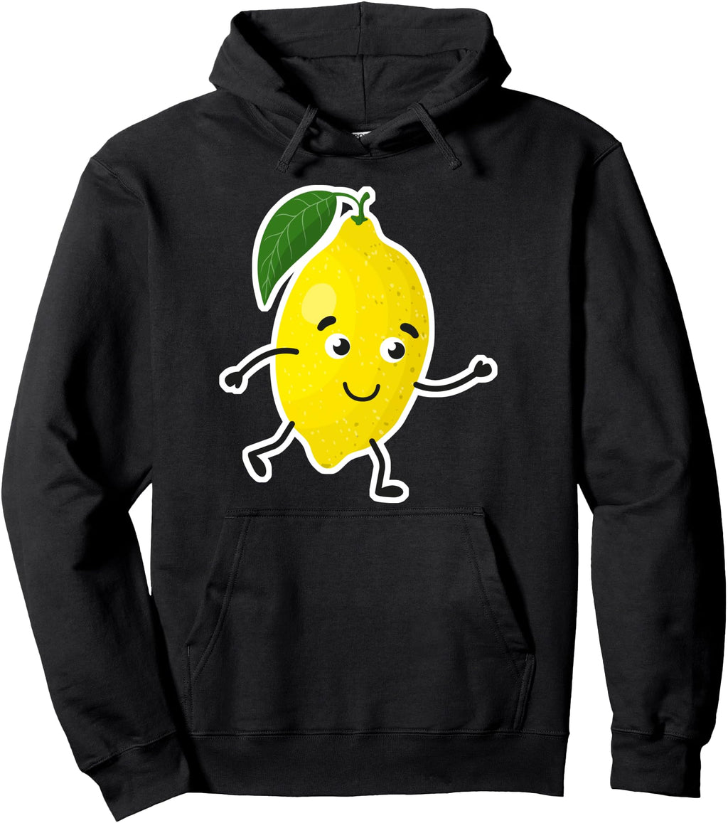 Handcrafted Yellow Food Lemon Sweatshirt - Casual Everyday Wear Men Women - T-Shirt, Sweatshirt, Hoodie