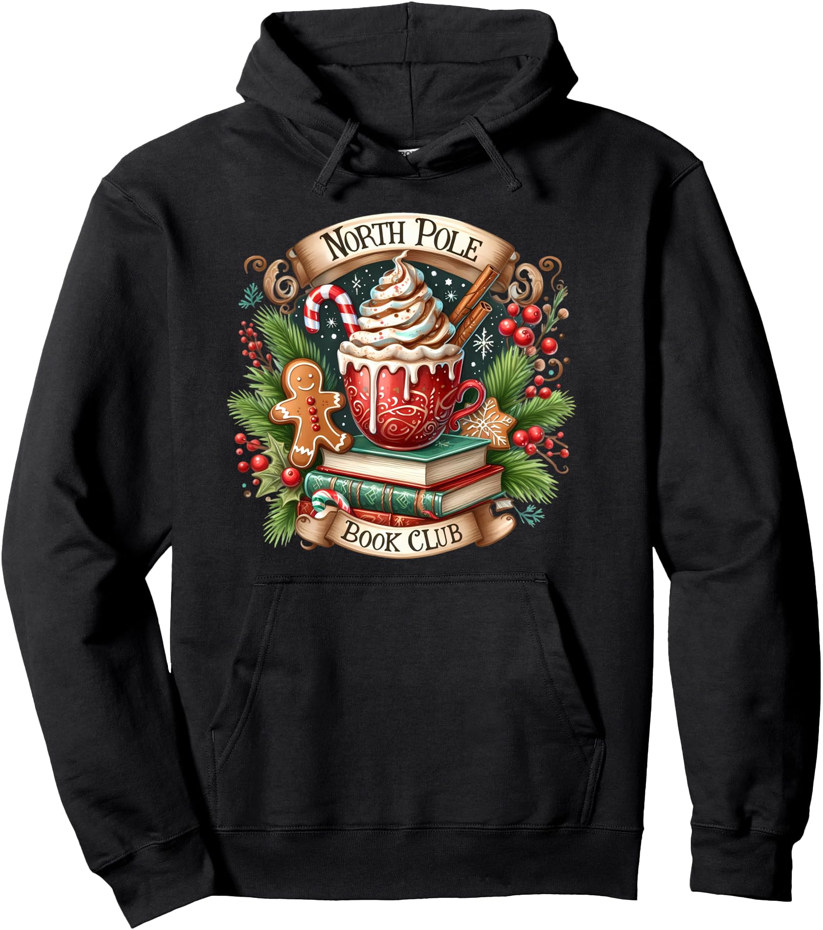 North Pole Book Club Artist Collaboration T-Shirt - Minimalist Print Unisex - T-Shirt, Sweatshirt, Hoodie