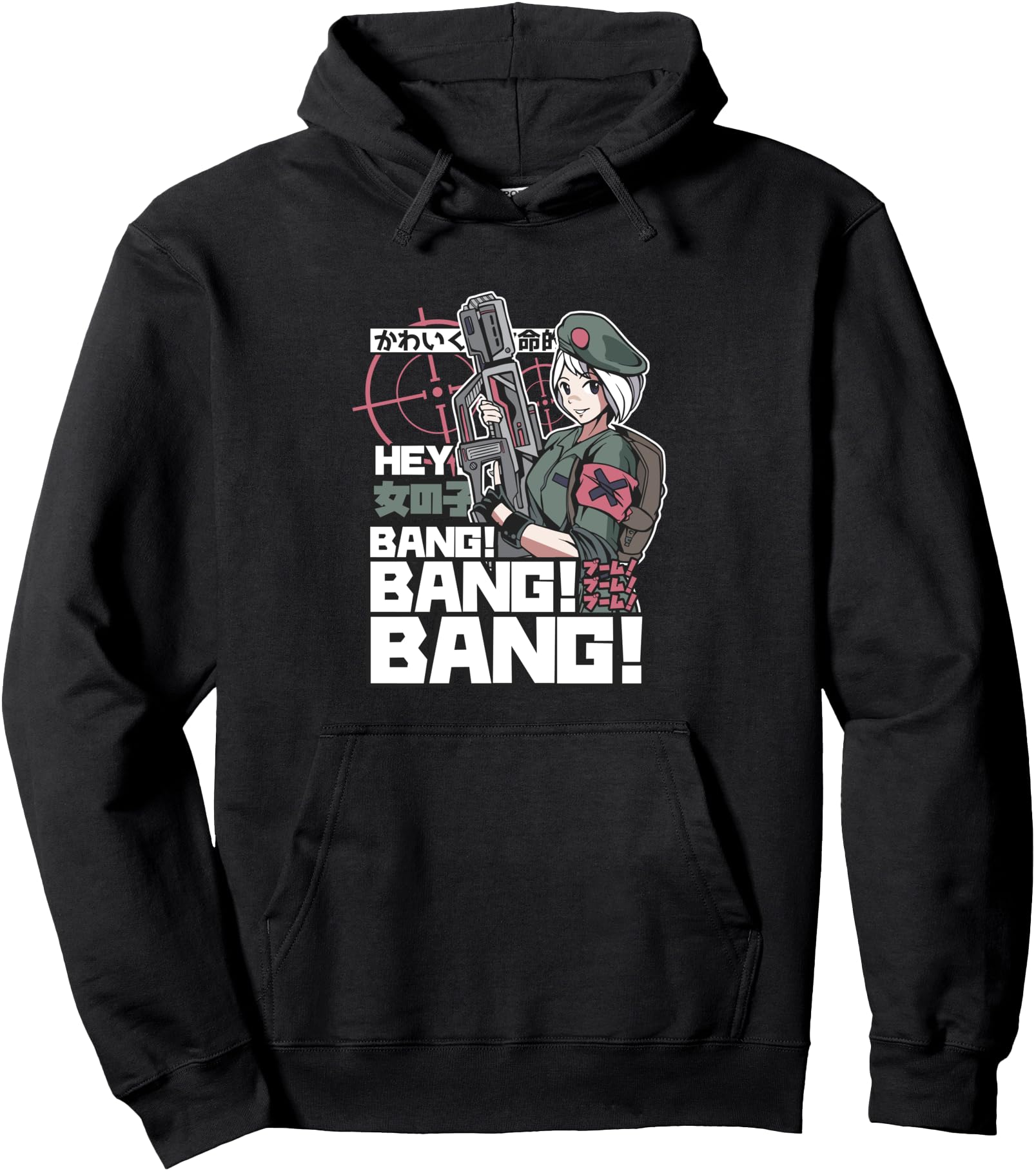 Exclusive Anime Military Japanese Camo Hoodie - Trendy Graphic Men Women - T-Shirt, Sweatshirt, Hoodie