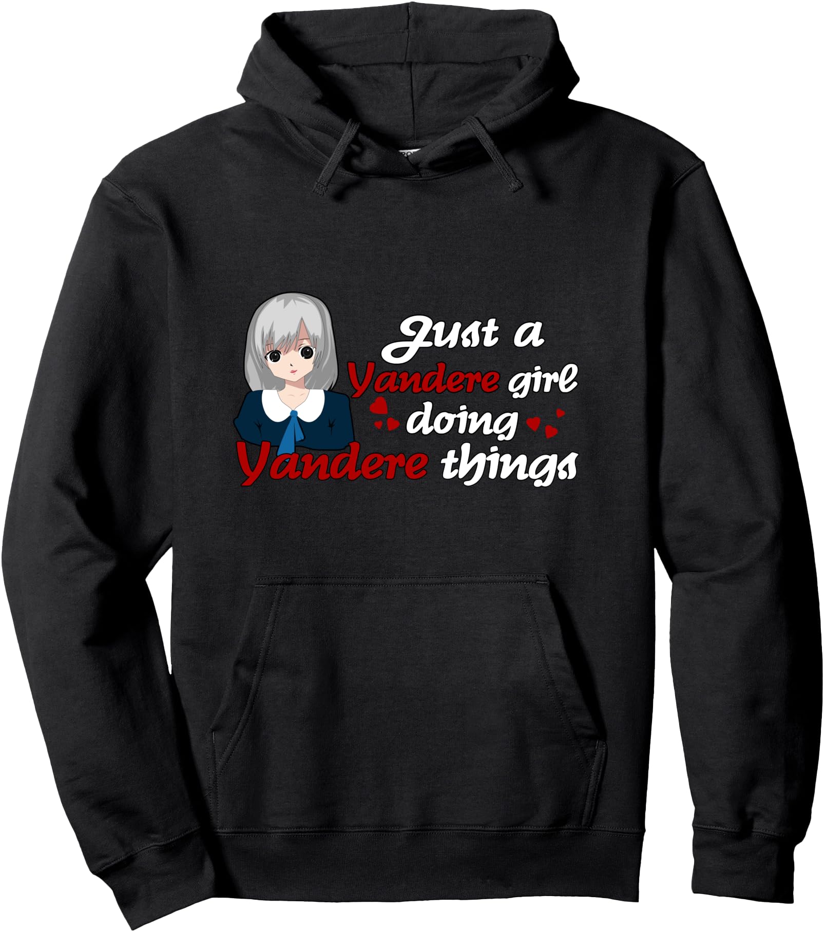 Exclusive Yandere Anime Senpai Artist Hoodie - Streetwear Style Men Women - T-Shirt, Sweatshirt, Hoodie