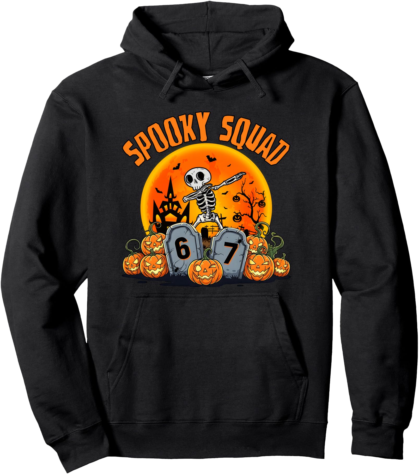 Spooky Squad 67 Skeleton T-Shirt - Casual Everyday Wear for Adults - T-Shirt, Sweatshirt, Hoodie
