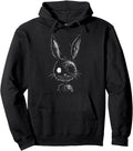 Creepy Evil Bunny Rabbit Goth Alt Sweatshirt - Trendy Graphic Unisex - T-Shirt, Sweatshirt, Hoodie