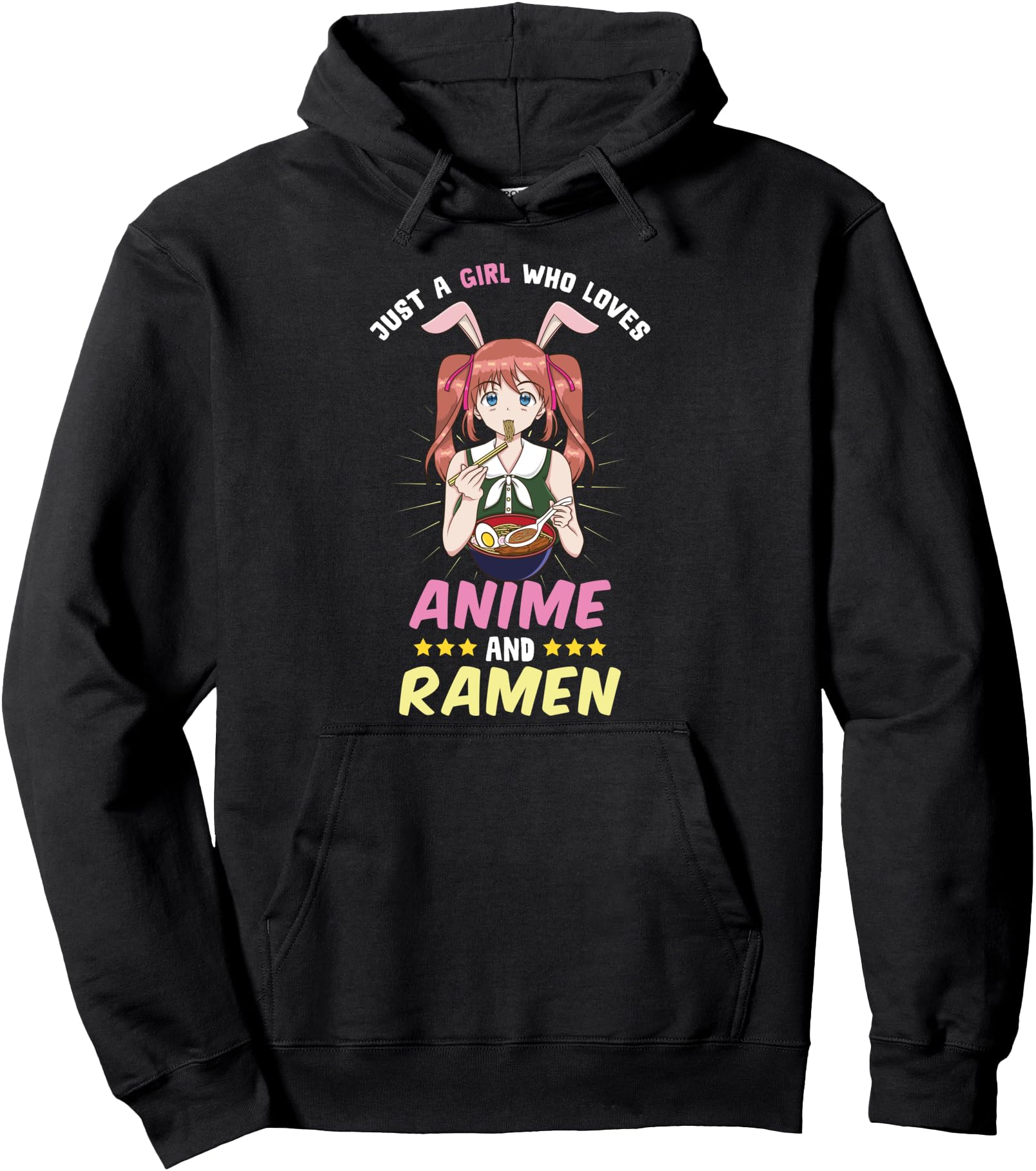 Handcrafted Kawaii Manga Just Who T-Shirt - Custom Art Print for Adults - T-Shirt, Sweatshirt, Hoodie