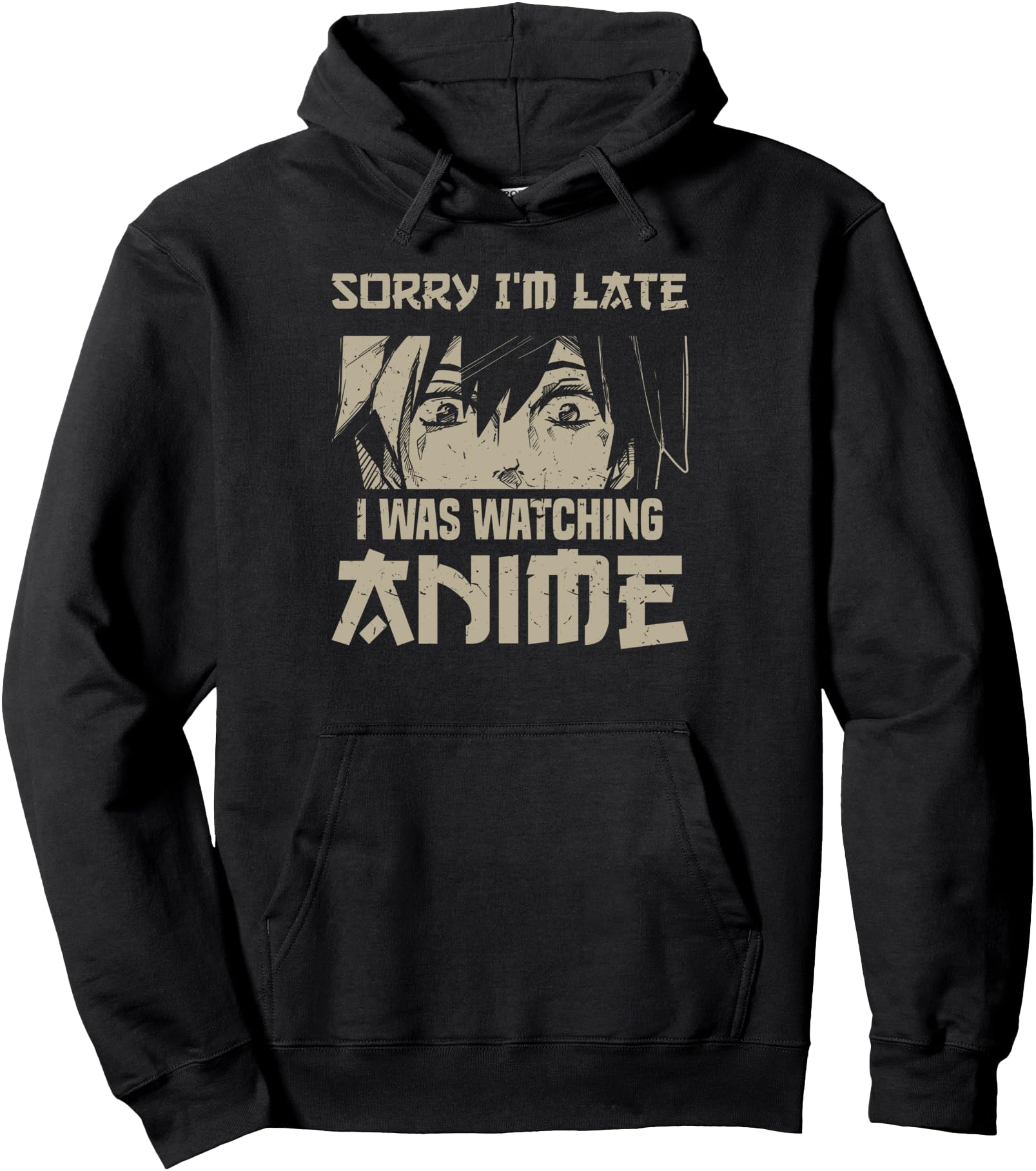 Japanese Sorry I M Late I Was T-Shirt - Custom Art Print Men Women - T-Shirt, Sweatshirt, Hoodie