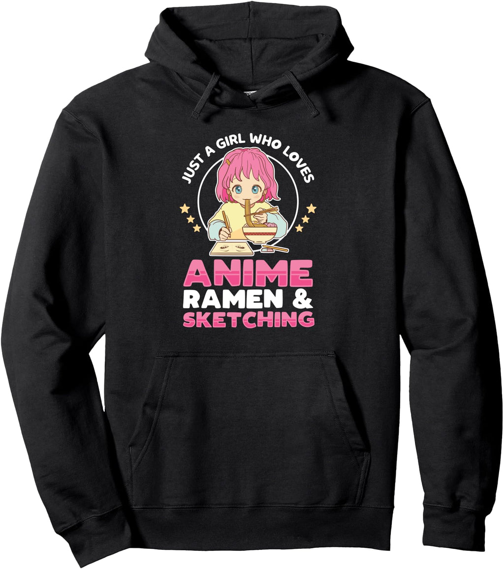 Just Chibi Anime Non Anime Watchers Hoodie - Fun Novelty Design Men Women - T-Shirt, Sweatshirt, Hoodie