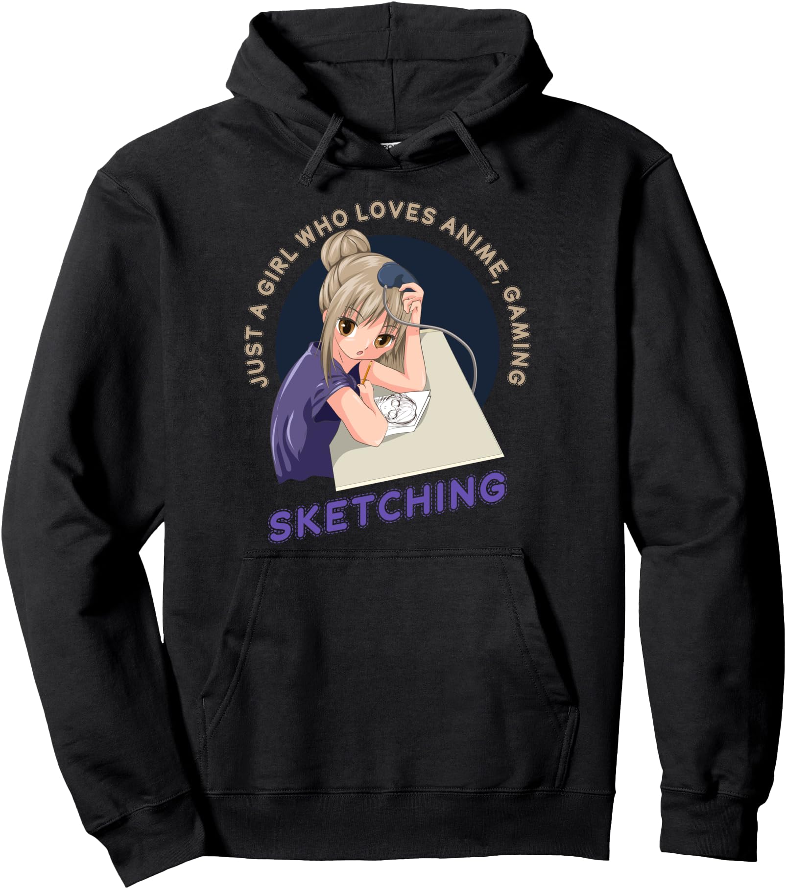 Handcrafted Just Who Loves Anime Gaming T-Shirt - Streetwear Style Unisex - T-Shirt, Sweatshirt, Hoodie