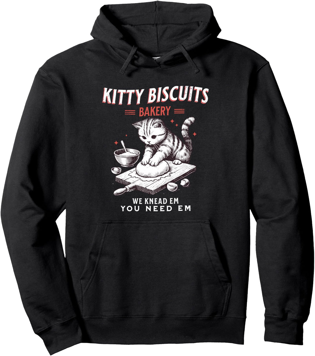 Original Kitty Biscuits Bakery Artist Hoodie - Fun Novelty Design Unisex - T-Shirt, Sweatshirt, Hoodie