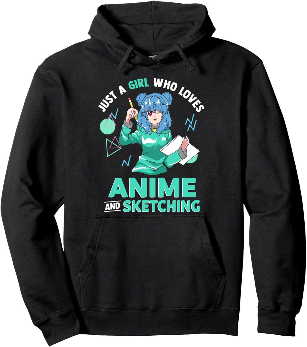 Original Just Who Loves Anime And Sweatshirt - Novelty Apparel for Adults - T-Shirt, Sweatshirt, Hoodie