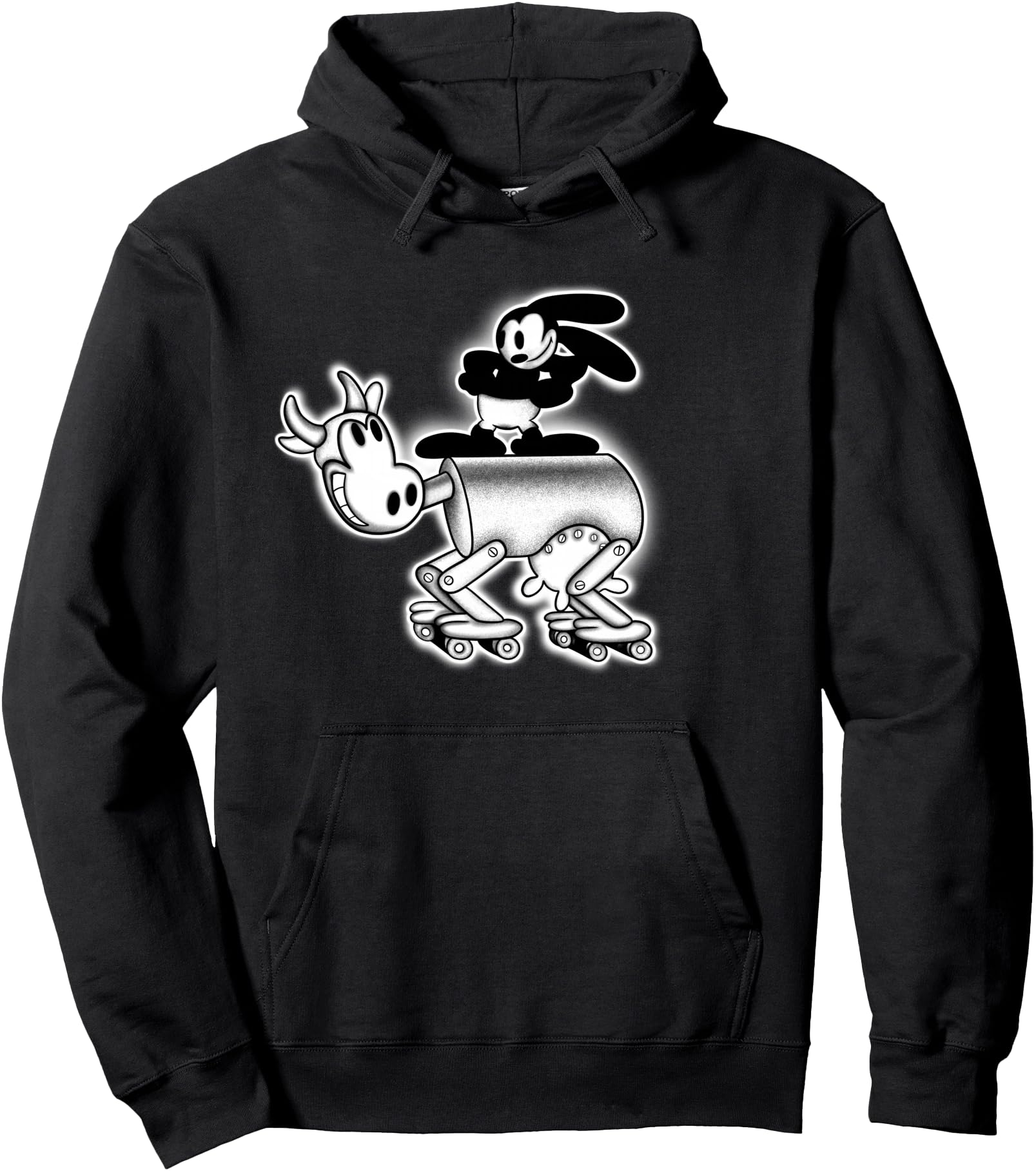 Original Oswald Rabbit Mechanical Cow Sweatshirt - Minimalist Print Unisex - T-Shirt, Sweatshirt, Hoodie