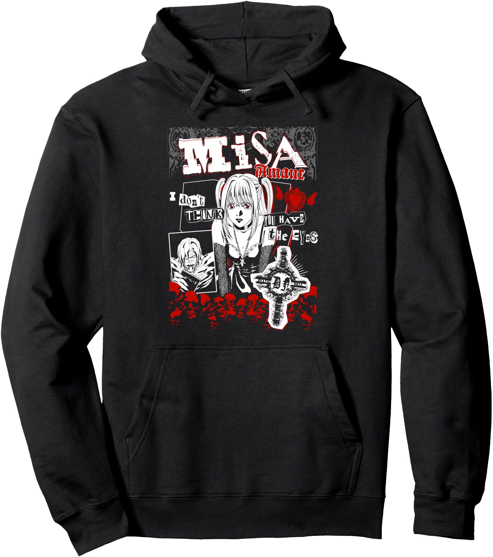 Authentic Death Note Misa Amane Sweatshirt - Custom Art Print Men Women - T-Shirt, Sweatshirt, Hoodie